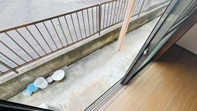 アサヒコーポのバルコニー
