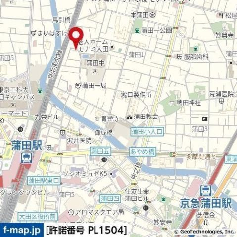 第一コーポ太田屋の地図