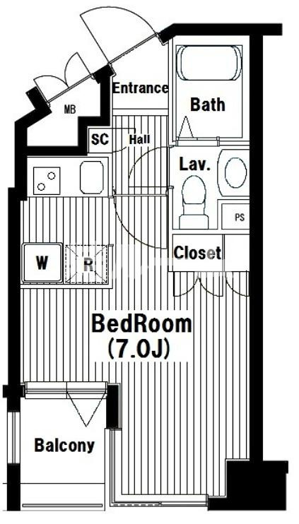 文京区向丘２丁目の賃貸マンションの間取り