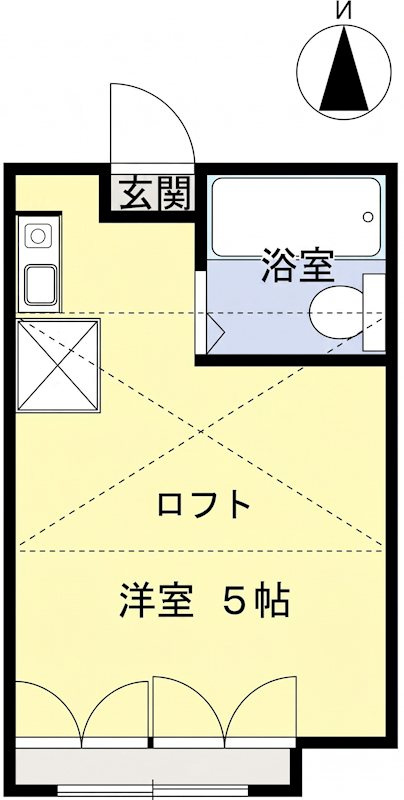狛江市和泉本町１丁目のアパートの間取り