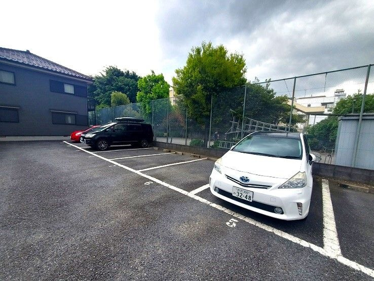 パークサイドハイツの駐車場