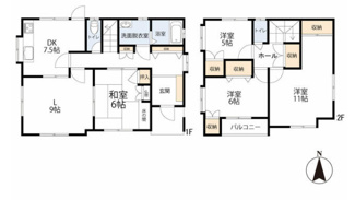 【間取り】 | 熊本県熊本市南区城南町宮地