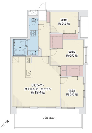 【間取り】 | アーサー日佐エクシオ☆仲介手数料無料☆