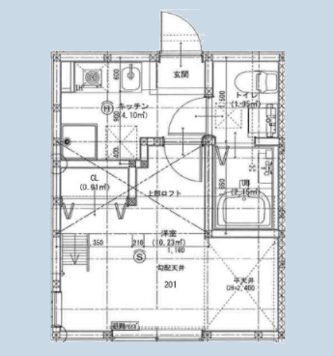アルシオーネ絹ヶ丘の間取り