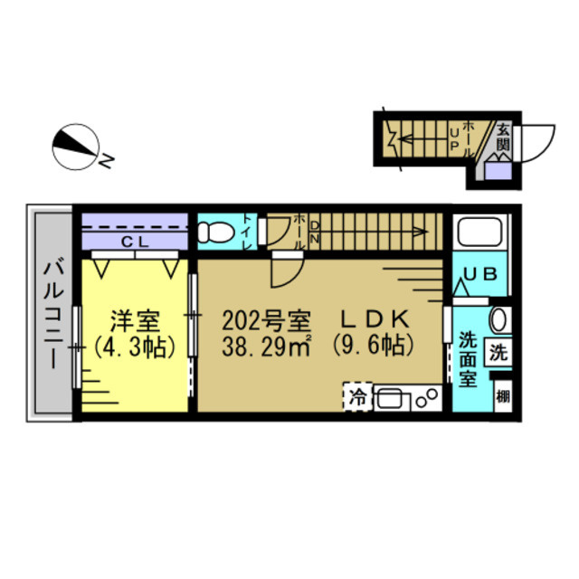 ハレレア南柏の間取り
