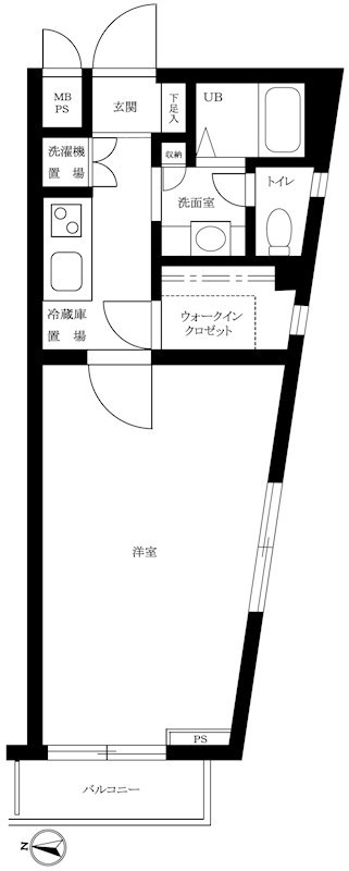ルーブル芦花公園の間取り