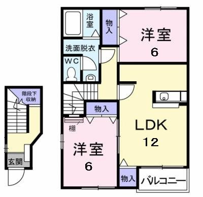 【間取り】 | サンライズガーデンＢ