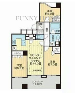 【間取り】 | グランフォート用賀