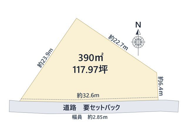 菅谷の区画図