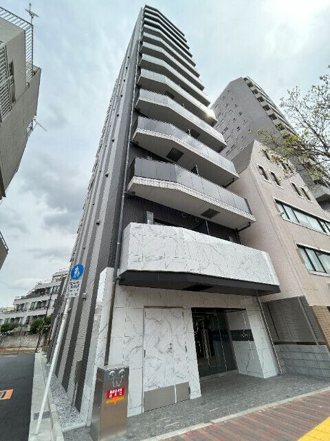 マーロ後楽園の外観|スタイリッシュなマンションです。