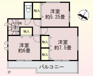 さいたま市見沼区東宮下654番の間取り