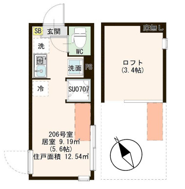 【間取り】 | スカイラインフォート江戸川