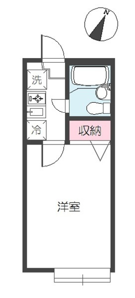 ベルドーラ一之江Bの間取り
