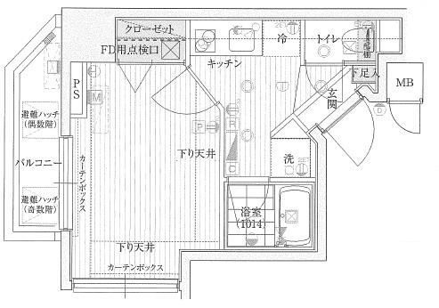 ル・リオン初台の間取り|間取りです。