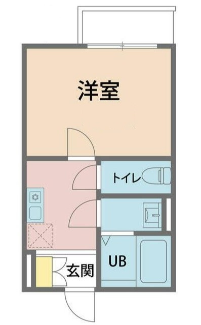 カインドネス八王子片倉Ｂ棟の間取り