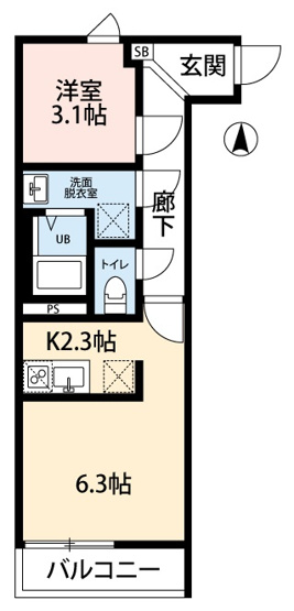 【間取り】 | Crecia大和田町