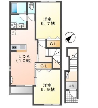 プラネット・丸山の間取り