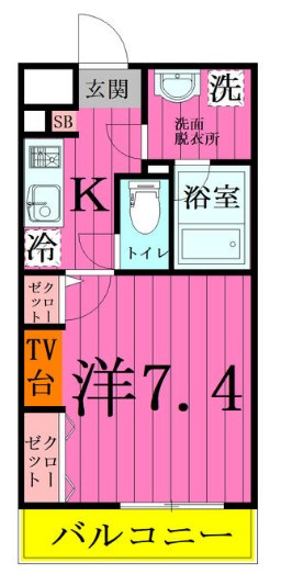 仲介手数料（賃料の1.10ヵ月）の50％OFF対象物件！の間取り