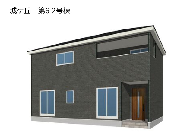 クレイドルガーデン周南市城ケ丘第6の間取り|【1号棟区画図】敷地手前に車3台分の駐車スペースが確保されています。前面道路は幅員6.0mあり、車の出入りもしやすい区画構成です。
