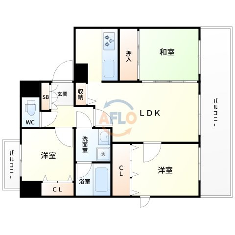 リーガル新大阪駅前の間取り|リーガル新大阪駅前　間取り