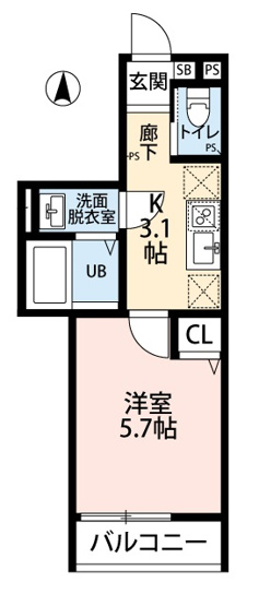 【間取り】 | Crecia大和田町