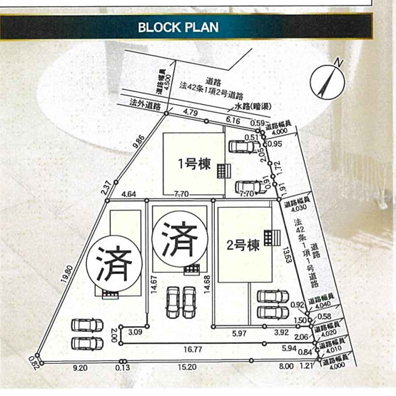 【区画図】 | 新築一戸建て「松田町松田惣領第24」