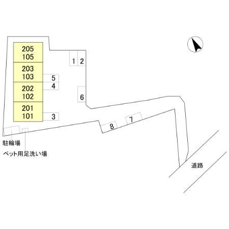 エトワール大将軍の区画図
