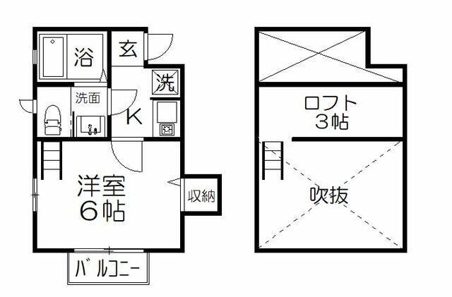 清静ハイムの間取り