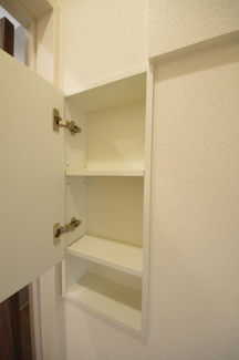 【収納】 | 【仲介手数料無料！！】稲城市東長沼　新築戸建て（全11棟）2号棟　6880万円 | トイレ内収納
