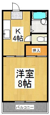 アメニティ所沢Bの間取り