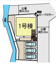 田方郡函南町柏谷　２期の区画図