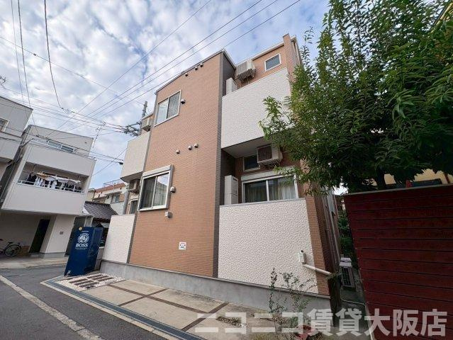 大阪市平野区平野宮町２丁目のアパートの外観
