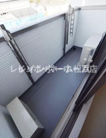 クレサージュ新松戸のバルコニー|陽当たり良好なバルコニーです