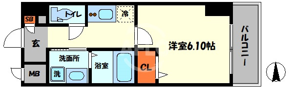 アーバンパーク住之江公園Ⅰの間取り|アーバンパーク住之江公園Ⅰ　間取り図