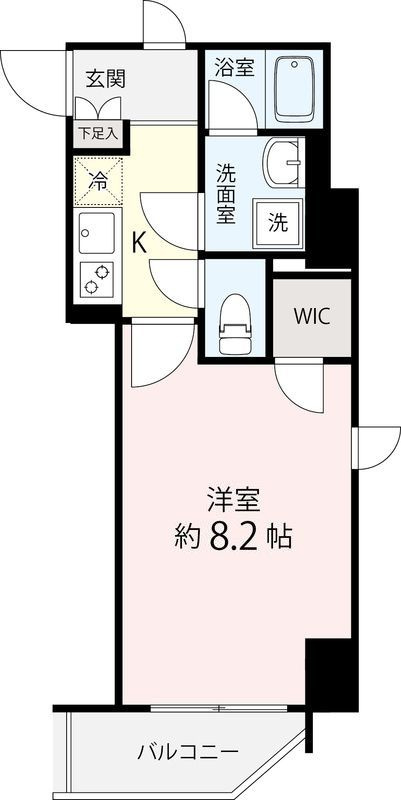 ヒガシカサイの間取り|間取りです。