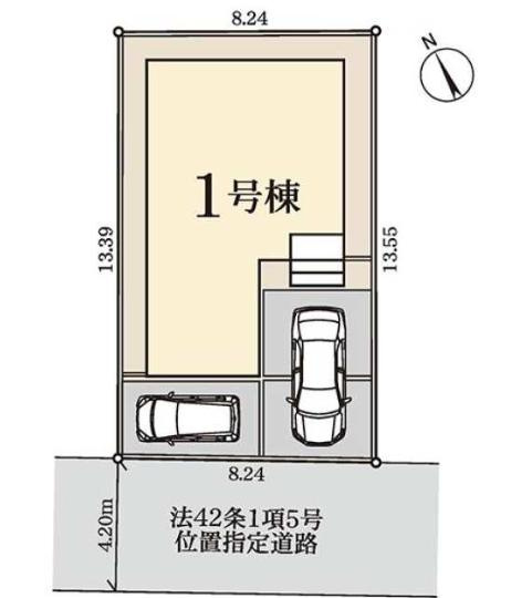 さいたま市見沼区大谷第5の区画図