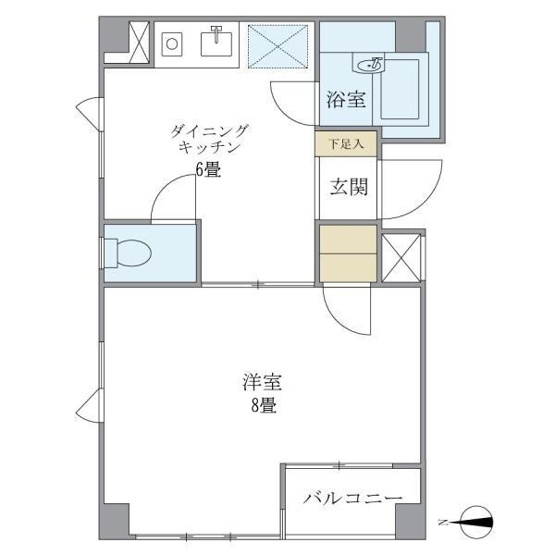 【間取り】 | ハイツナカヤ大岡山