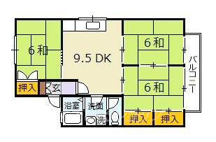 ハイランドＡの間取り