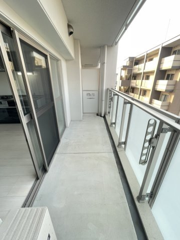 福岡市博多区竹下１丁目の賃貸マンションのバルコニー