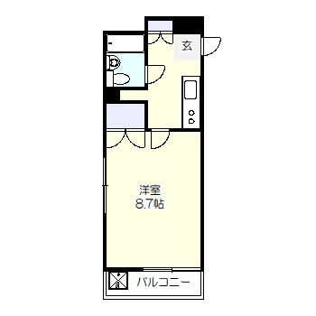 ジュネス大倉山の間取り
