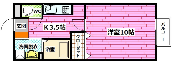 プリメーラ石井城上の間取り