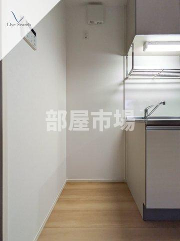 カーサ ベルリオのキッチン|冷蔵庫置場