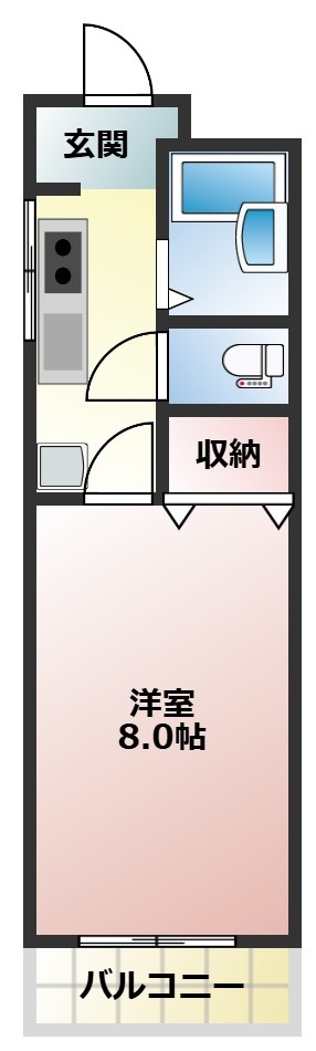 パセオ高須の間取り