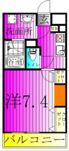 仲介手数料（賃料の1.10ヵ月）の50％OFF対象物件！の間取り