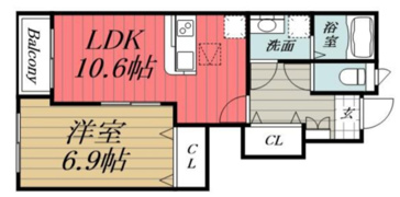 【間取り】 | ロイヤルグレース　Ⅵ