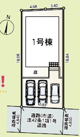 福岡市早良区田隈３丁目の新築一戸建の区画図