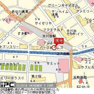 ラ・リーヴ氷川台の地図