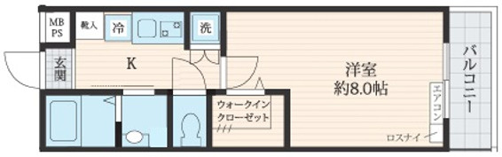 フォセット東日暮里の間取り
