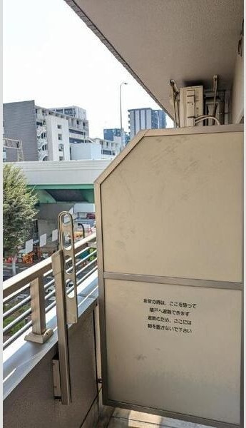 サウス名駅のバルコニー