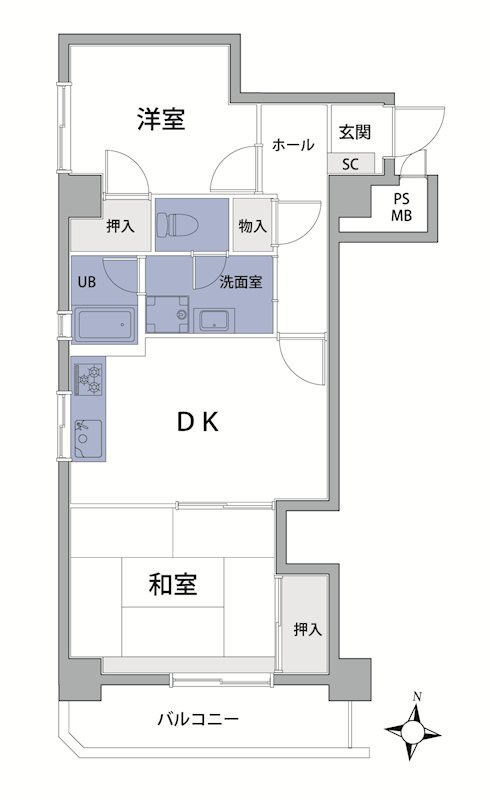 OHREM新高円寺の間取り